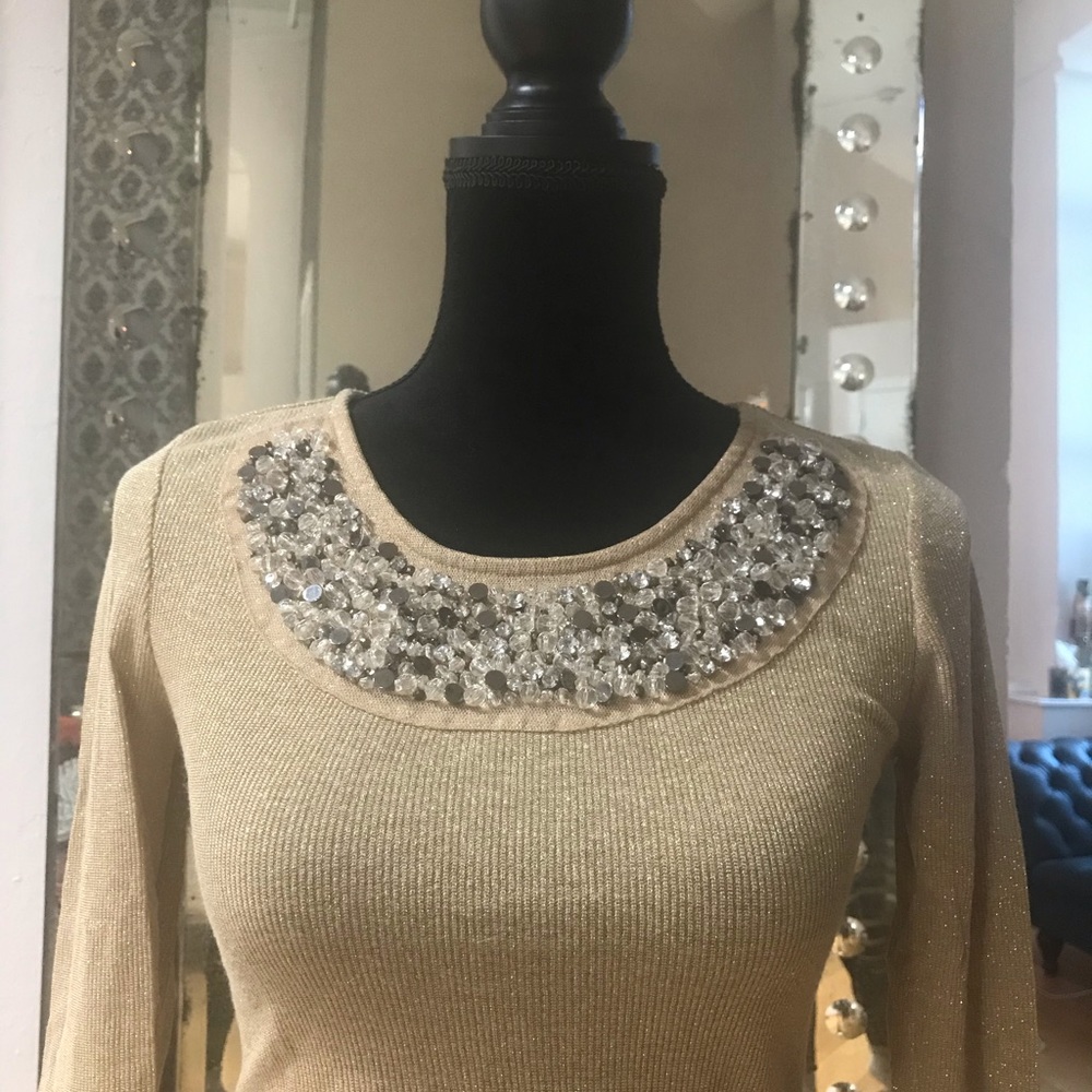 Mango Gold Sweater